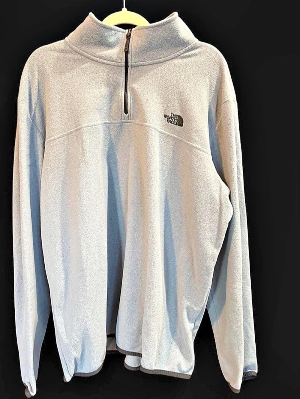The North Face TKA 100 Glacier 1/4 Zip Quarter Zip Fleece in White Size XXL